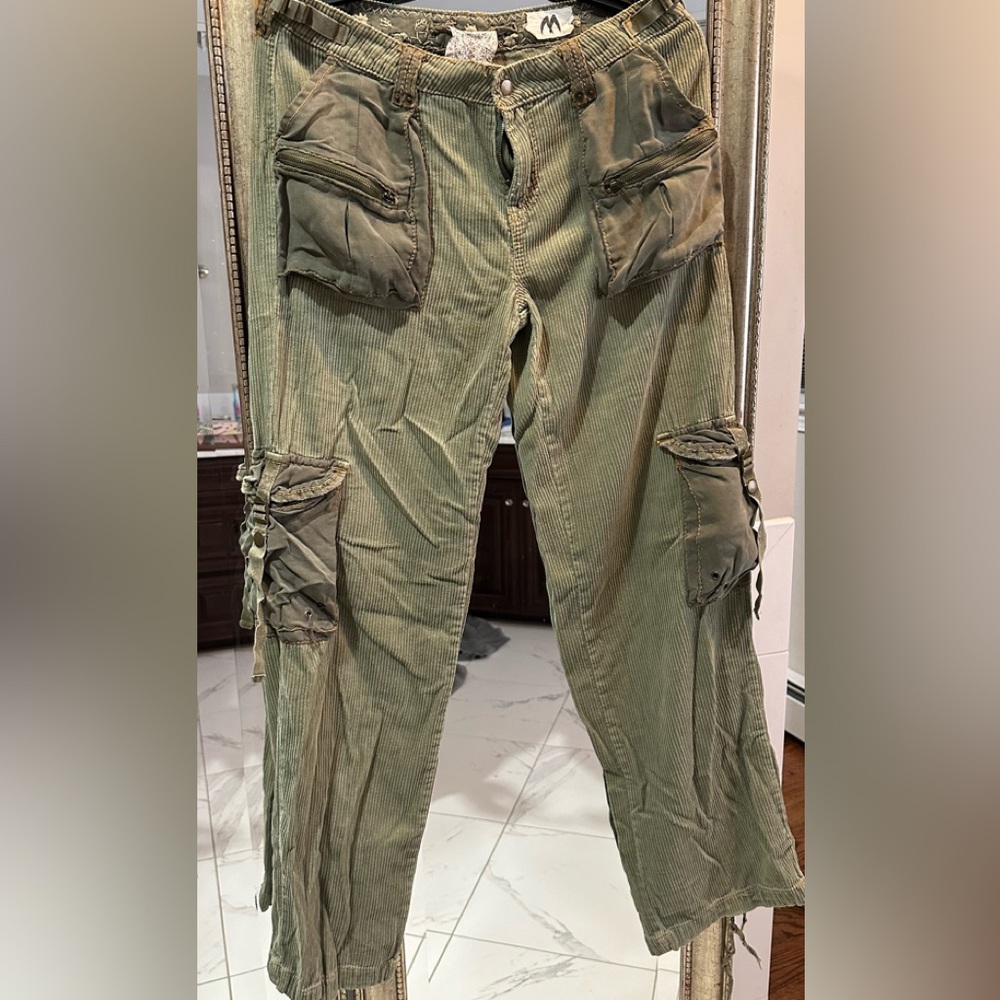 Da-Nang Rare Vintage Y2K Corduroy Cargo Pants